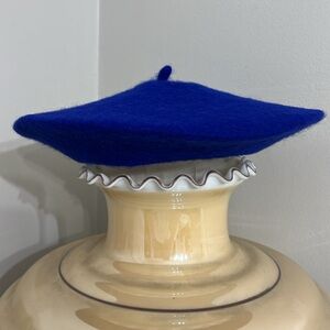 Vibrant Blue Beret from Paris NWOT